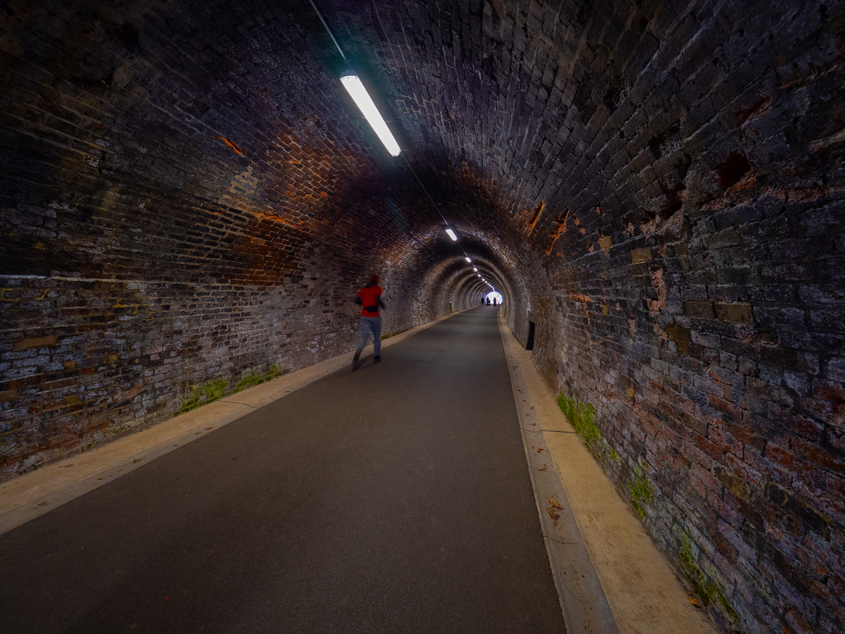Runner in Tunnel Part 1 winner by Tony Frith